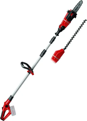 EINHELL GE-HC Power X-Change 18-Volt Cordless Telescoping Garden Multi-Tool, Interchangeable 8-Inch Pole Saw and 18-Inch Hedge Trimmer, Tool Only (Battery and Charger Not Included)