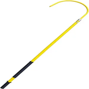 Electrical Safety Rescue Pole, High Voltage Tower Safety Insulation Pull Rod, High Voltage Emergency Rescue Tool, Anti Electric Shock Body Pull Hook, Suitable for Fire Electricians,2m