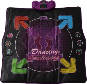 Electronic Dance Pad, Dance Mat for Children, Electronic Pad Toys with 4 Adjustable Game Modes, Integrated Music (Non Luminous)