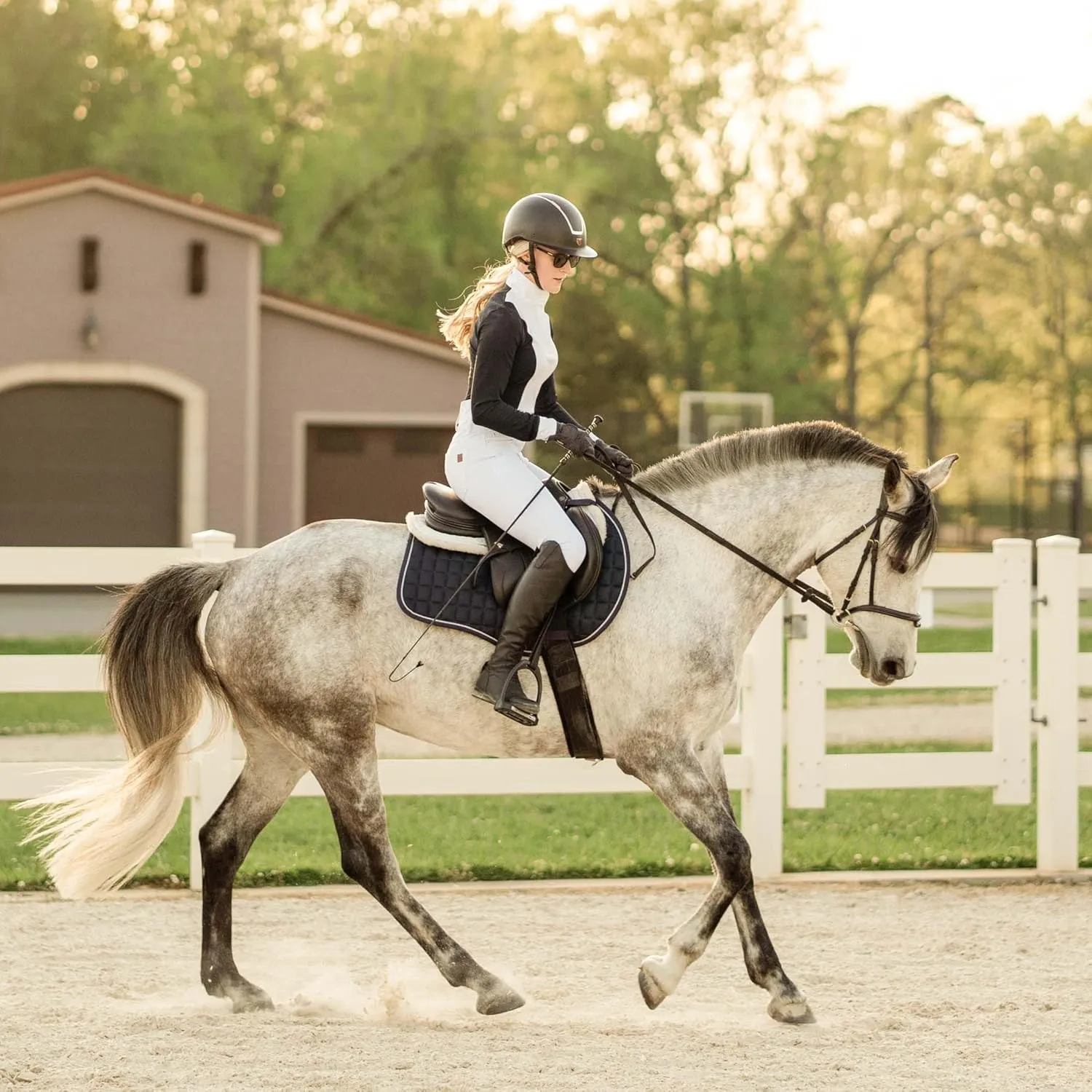 Equinavia Svalbard NordicAir All Purpose Saddle Pad | Breathable Micromesh | Contoured Shape
