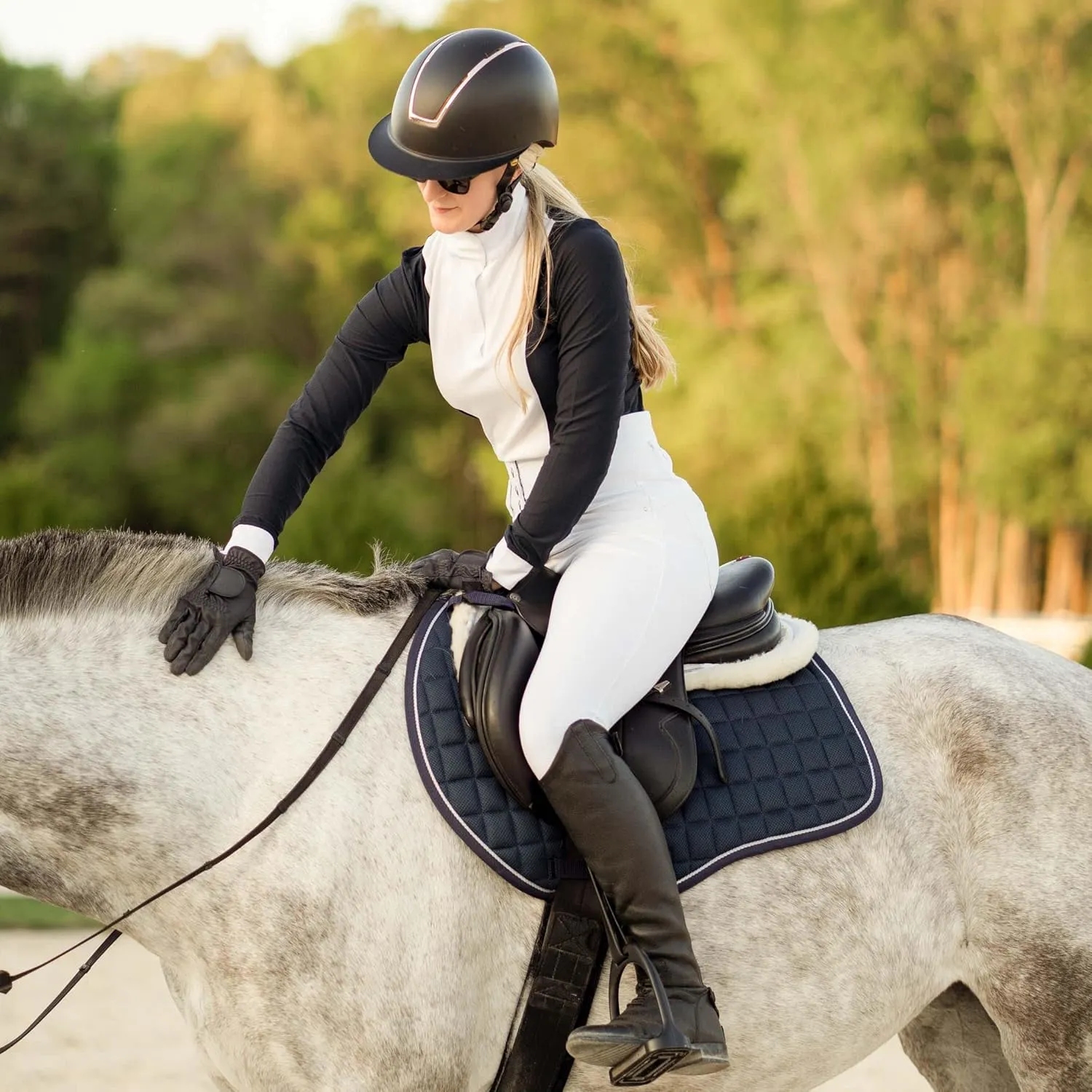 Equinavia Svalbard NordicAir All Purpose Saddle Pad | Breathable Micromesh | Contoured Shape