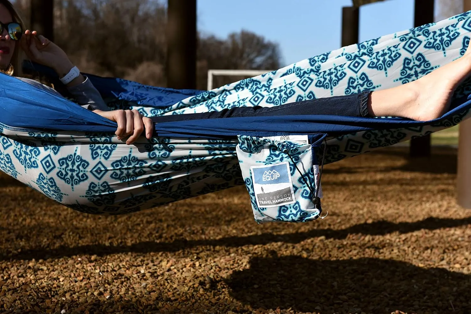 Equip Lightweight Hammock Perfect Backpacking & Camping Hammock, Supports Up to 500lbs & Patterns