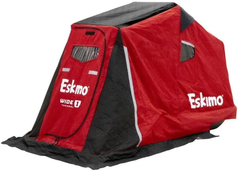 Eskimo Wide 1™ Thermal, Sled Shelter, Insulated, Red, One Person, 41350, 52" x 97" x 60.50"