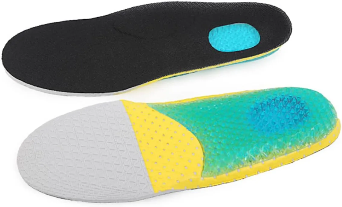 Eva Sports Arch Pad Insoles Alternative Gel Inserts for Running Inner Sole Inserts for Comfort Breathable Mesh Size l