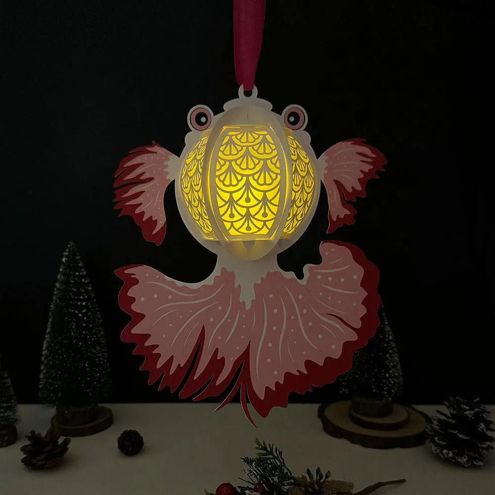 Fish - 3D Fish Lantern File - Cricut File 2 - LightBoxGoodMan