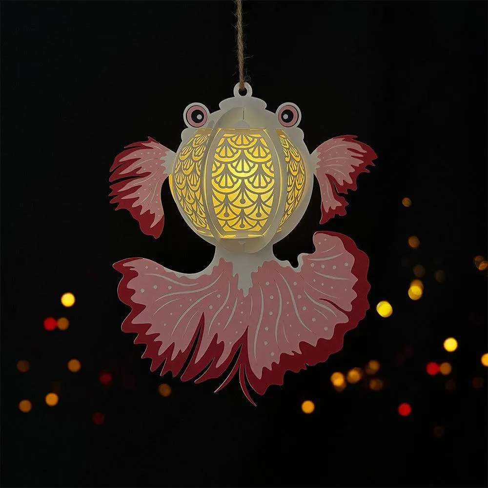 Fish - 3D Fish Lantern File - Cricut File 2 - LightBoxGoodMan