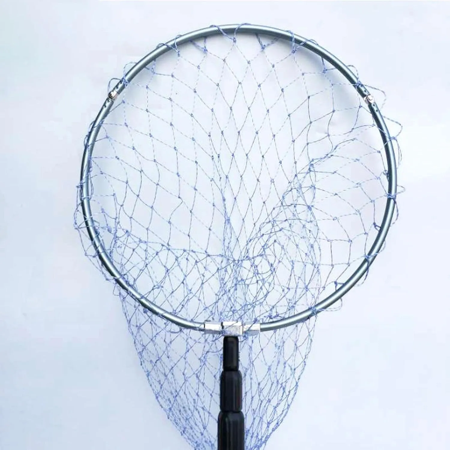 Fishing Net Fish Catching Net Fish Net Telescopic Pole Fish Landing Net Fish Releasing Net for Men Women Saltwater Outdoor