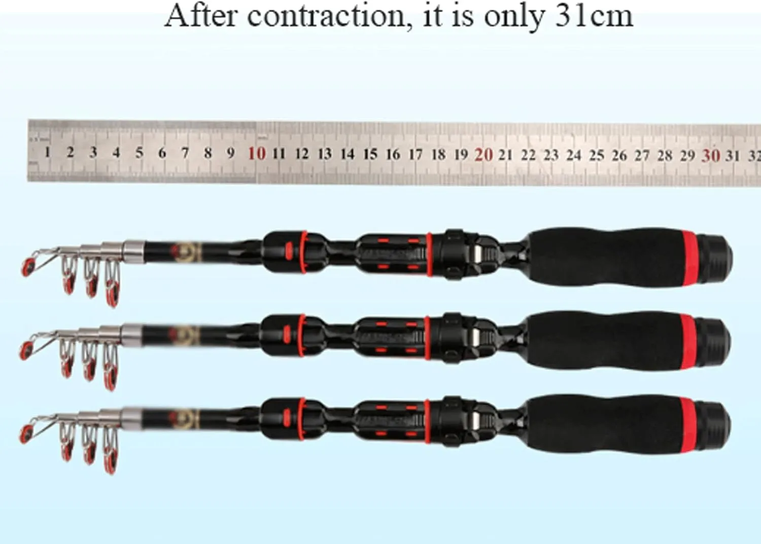 Fishing Rods Telescopic Fishing Pole 1M 1.2M,1.5M,1.7M,1.9M Fishing Rod Accessories Sea Fishing Supplies Portable Accessory Fishing Accessories