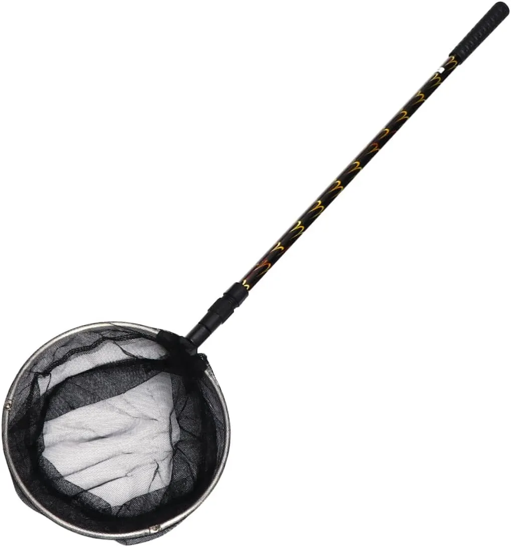 Fishing Tool Set Telescopic Pole with Net Aluminum Alloy Ideal for Catching Fish and Pool Cleaning
