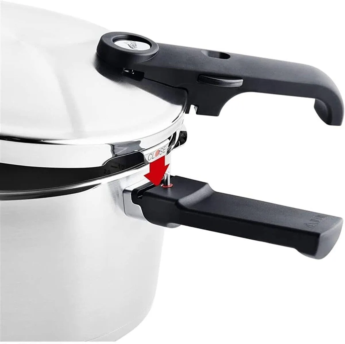 Fissler Vitavit Premium Pressure Cooker with Steamer Insert, 6.3 Quart