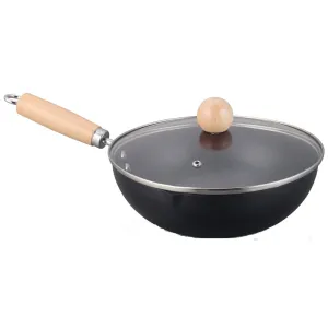 Fissler Zero Coating Stainless Steel Wok - 24cm