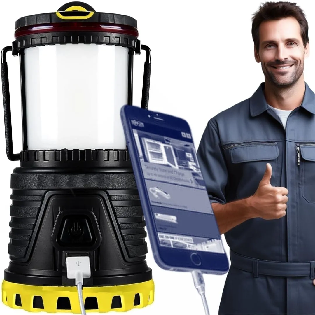 Fits Braun 2000 Lumen Rechargeable Waterproof LED Lantern/Battery Bank: The Ultimate in Portable Lighting
