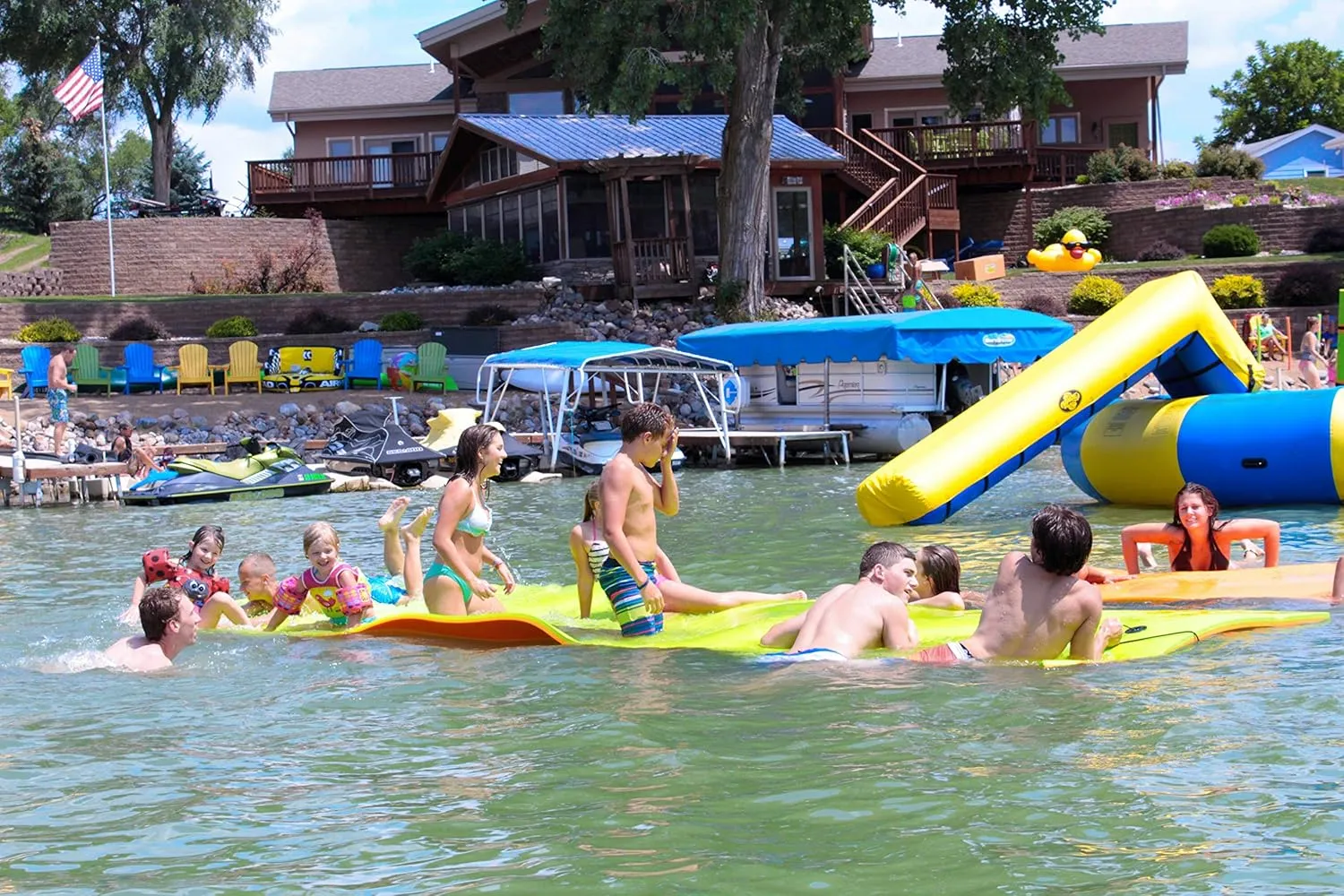 Floating Water Mat Lily Pad for Swimming Lakes Boats Rivers Ocean