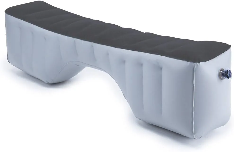 FMS Car Travel Inflatable Mattress Back Seat Gap Pad Mattress Air Bed Cushion Camping Air Couch (Gray)