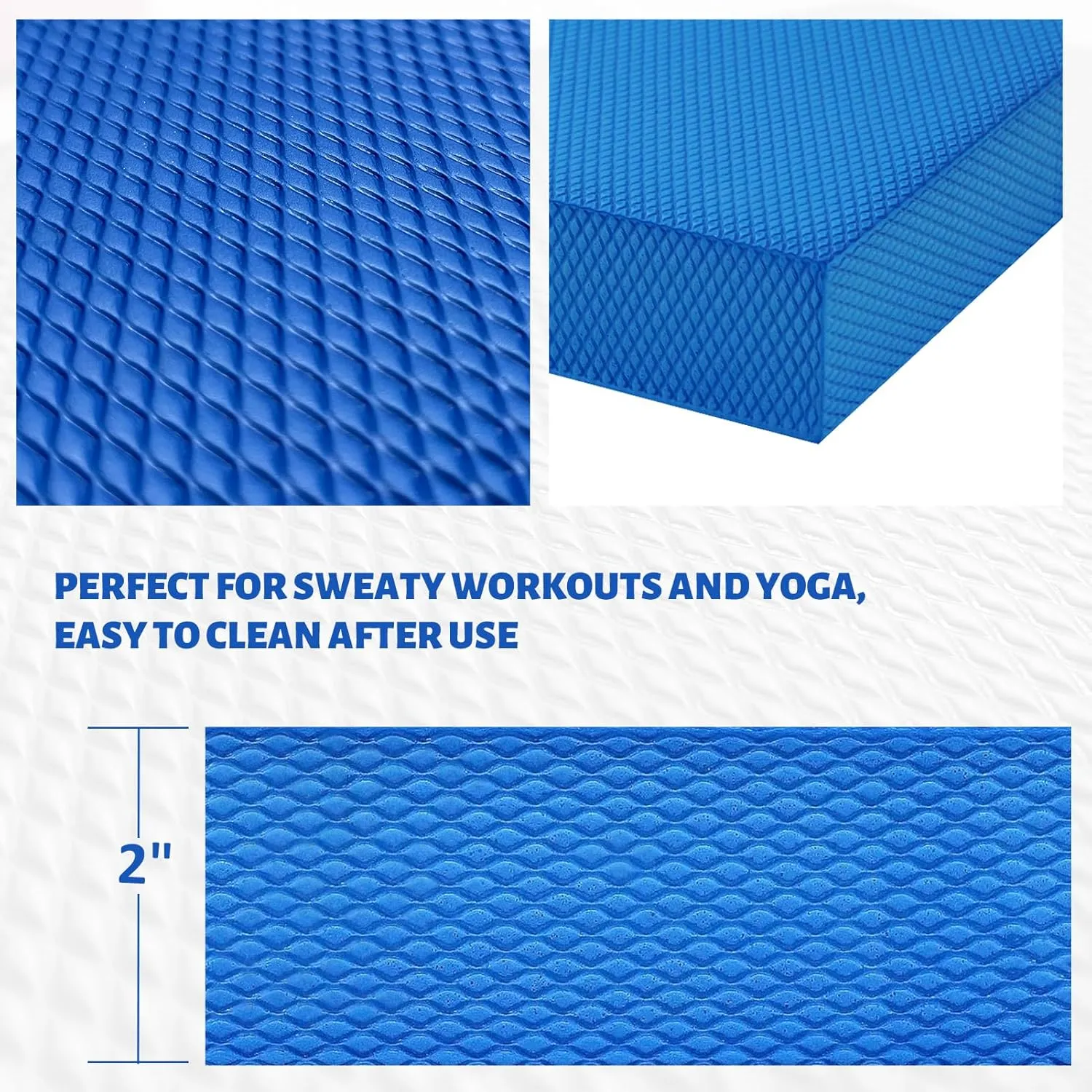 Foam Balance Pad, Balance Pads for Physical Therapy Equipment,Strength Stability Training, Non-Slip Foam Pad for Pilates Meditation
