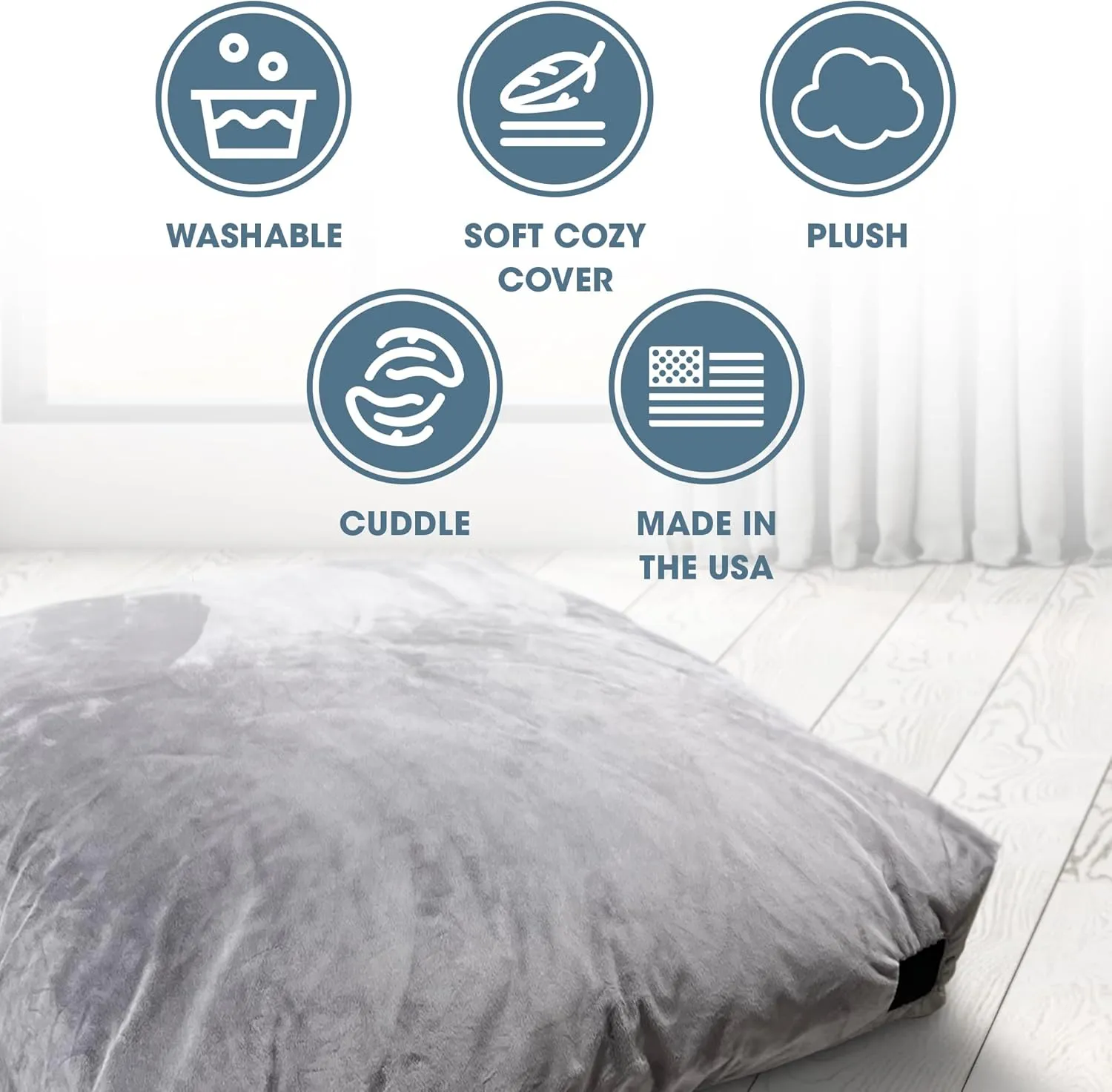 Foamma Crash Pad - (36 X 48’’) (3 Feet X 4 Feet) - Sensory Pad with Foam Blocks for Kids and Adults with Extreme Comfortable Fabric and Washable Cover, Ideal for Kids to Jump, Play or Relax