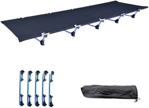 Folding Camping Cots for Heavy Duty Wide Sturdy Portable Sleeping Cot for Camp Office Use Max Load 150KG