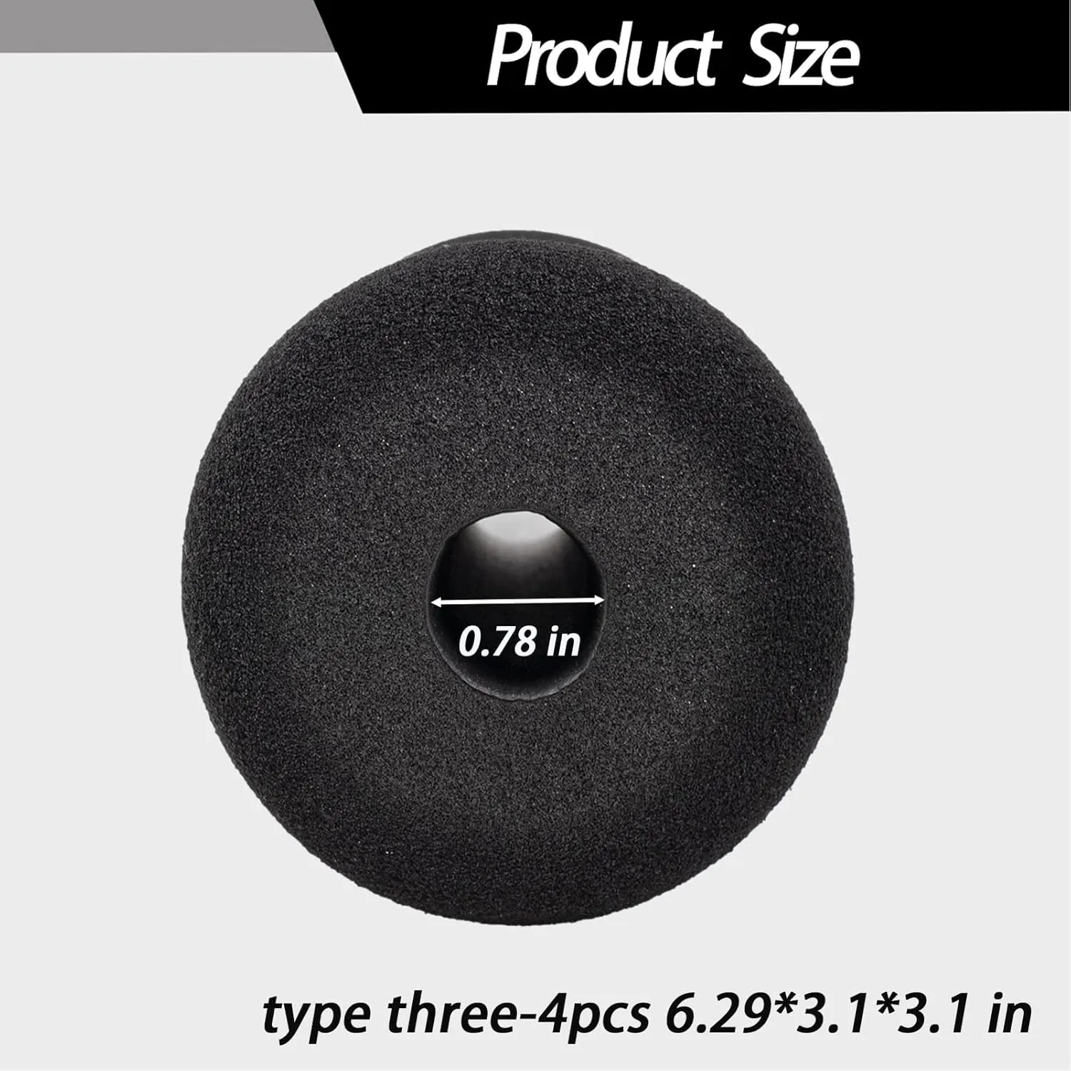 Foot Foam Roller Pad(6.29 * 3.1 * 3.1 in), Inversion Table Parts, Marcy Replacement Parts, Total Home Gym Accesories Equipment Attachments