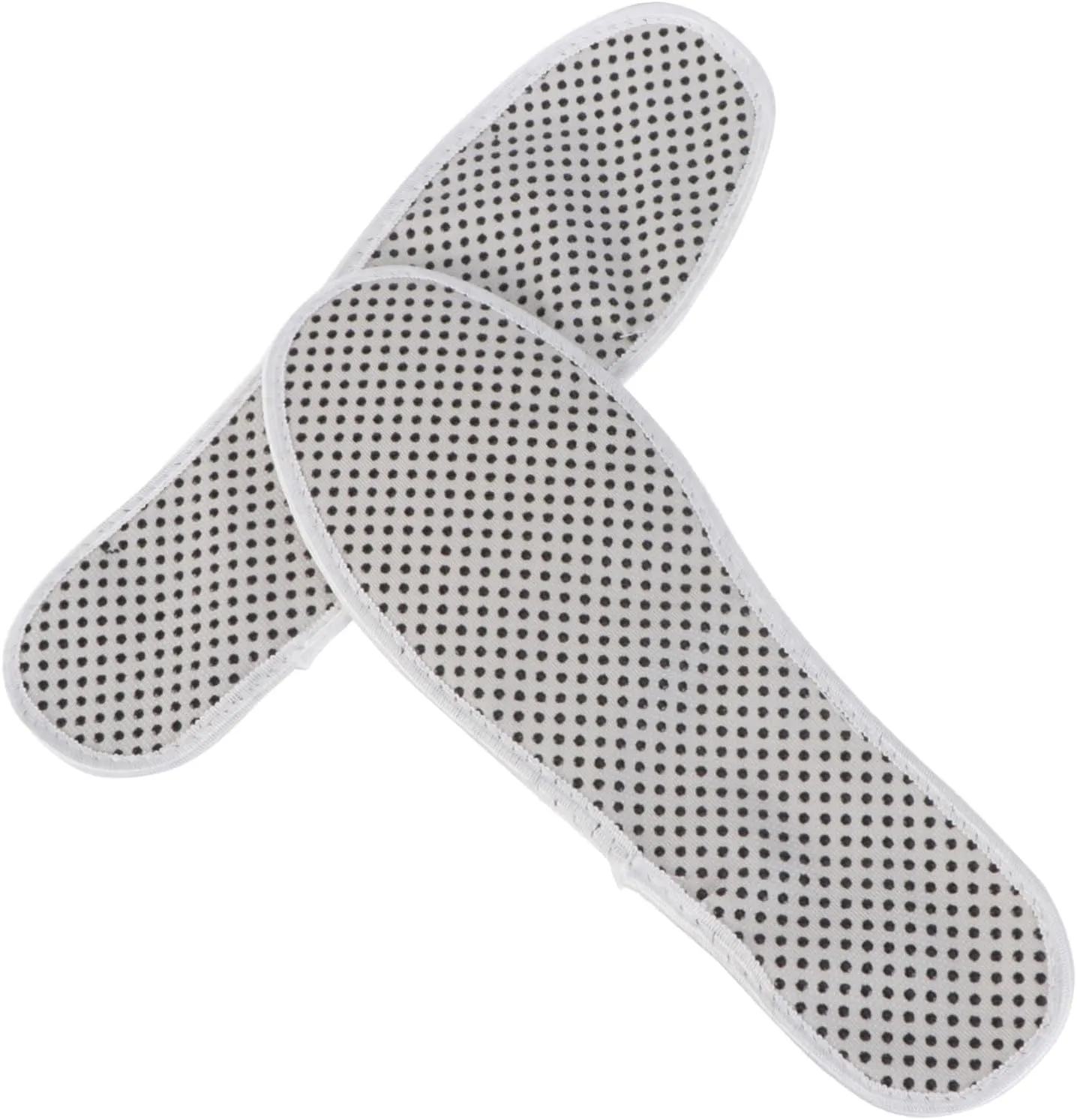 Foot Heater Insoles Thermal Self Heating Foot Pad Magnetic Therapy Insoles for Women White Size 26.5 * 9cm