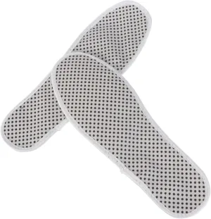 Foot Heater Insoles Thermal Self Heating Foot Pad Magnetic Therapy Insoles for Women White Size 26.5 * 9cm
