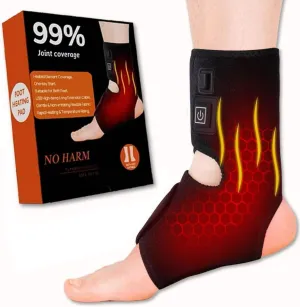 Foot Heating Pad Ankle Heating Pad Constant Temperature Ease Achilles Tendonitis, Arthritis, Sprains Ankle Massager for Pain Relief