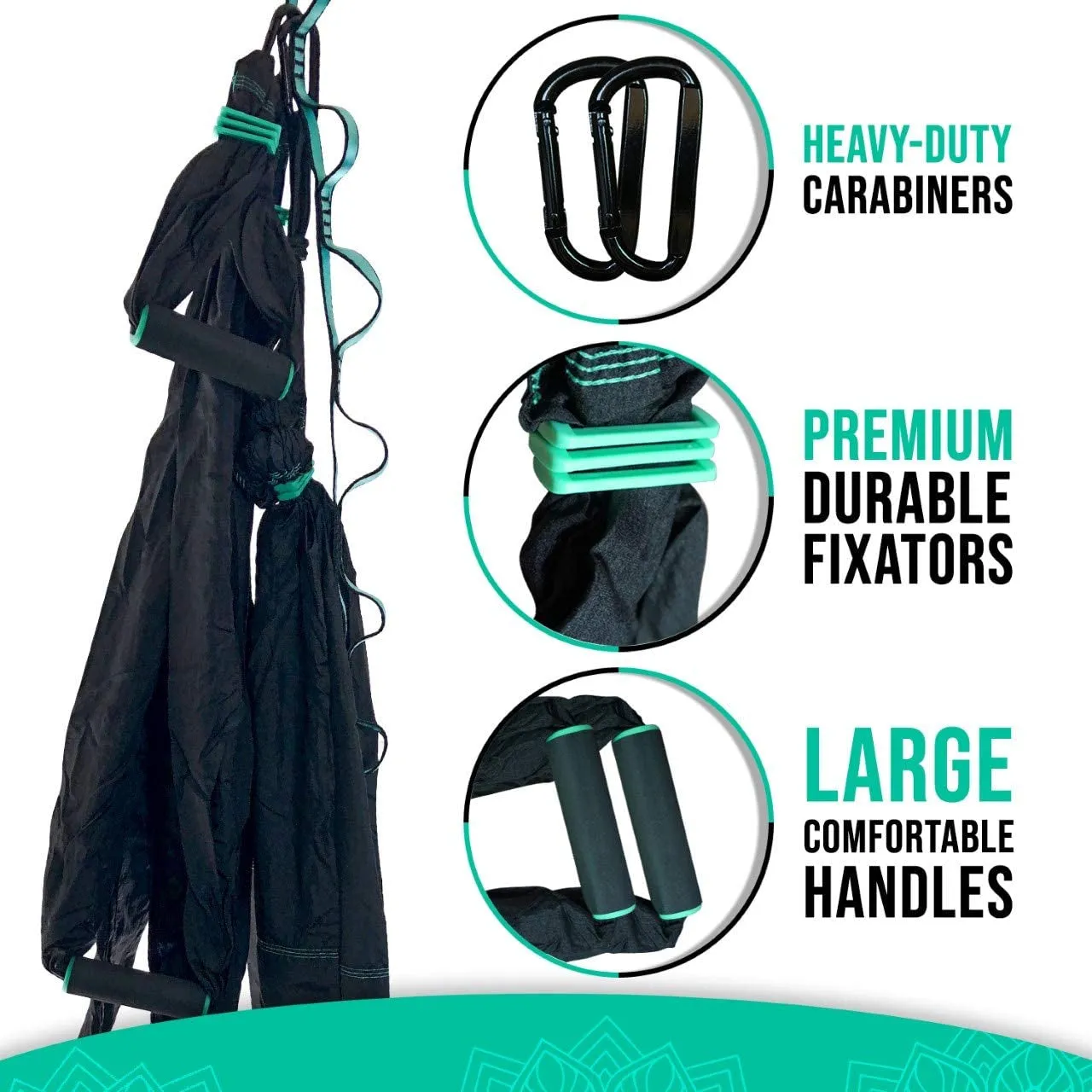 for Therapy Outdoor Gravity Attractive Aerial - Inversion Indoor Kit Sling anti Acrobat Superior-grade Yoga Premium Flying Swing and Set Hammock