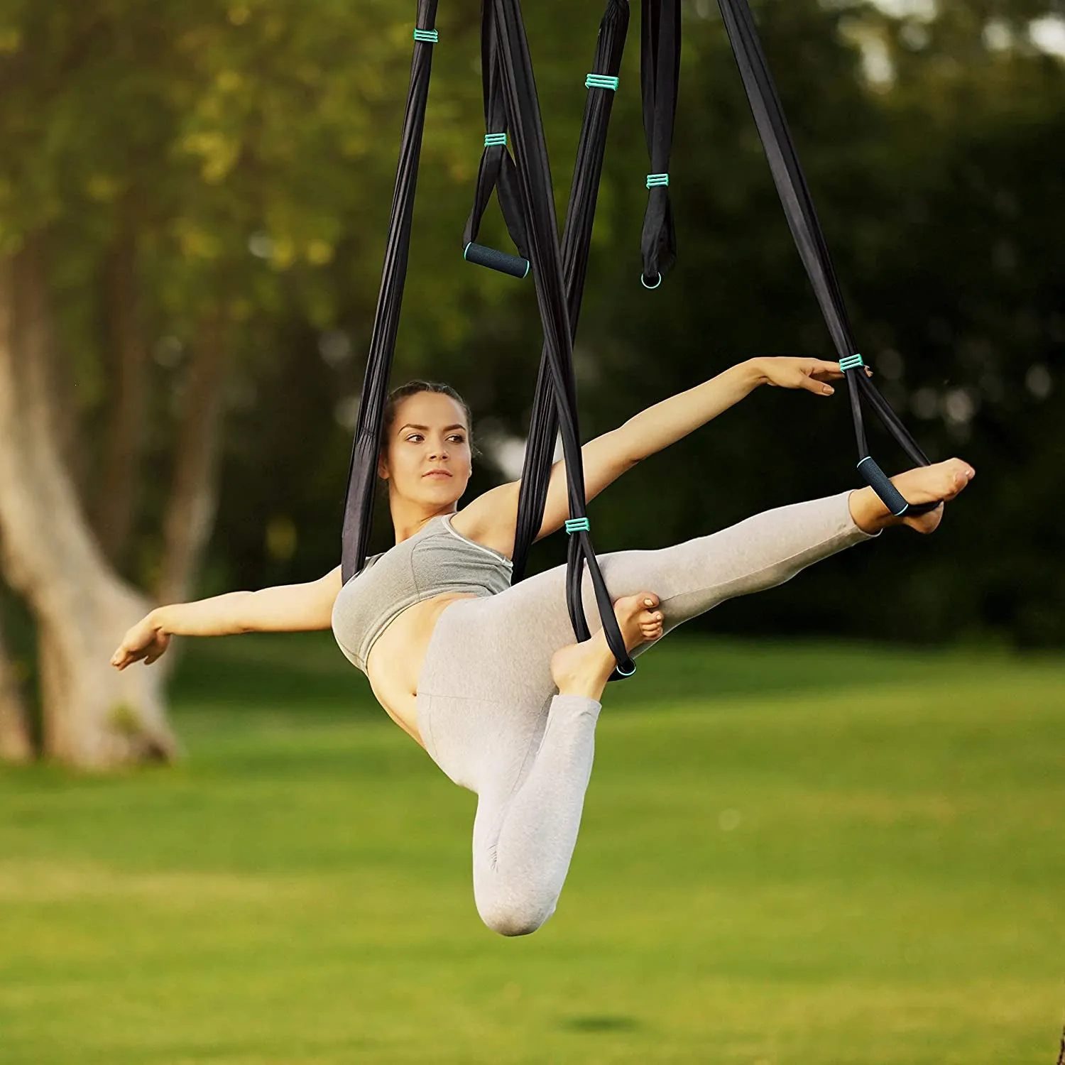 for Therapy Outdoor Gravity Attractive Aerial - Inversion Indoor Kit Sling anti Acrobat Superior-grade Yoga Premium Flying Swing and Set Hammock