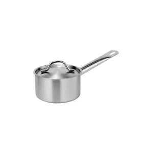 FORCE SAUCEPAN w/LID 220x130mm SS TRI-PLY 5.0lt