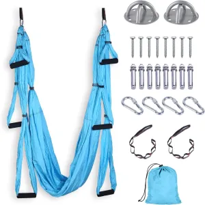FrenzyBird Yoga Swing Hammock with Ceiling Anchors for Home Gym Flying