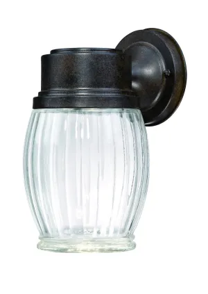 Fulton LED Wall Lantern in Forged Sienna