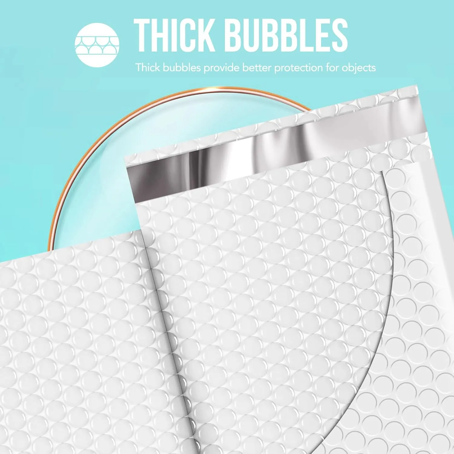 Fuxury Bubble Mailers 12x15" White Padded Envelopes 25 Pack large bubble mailer Strong Adhesion Padded Mailer,Self-Seal Bubble Envelope for Mailing Small Business,Magazine, Clothing.