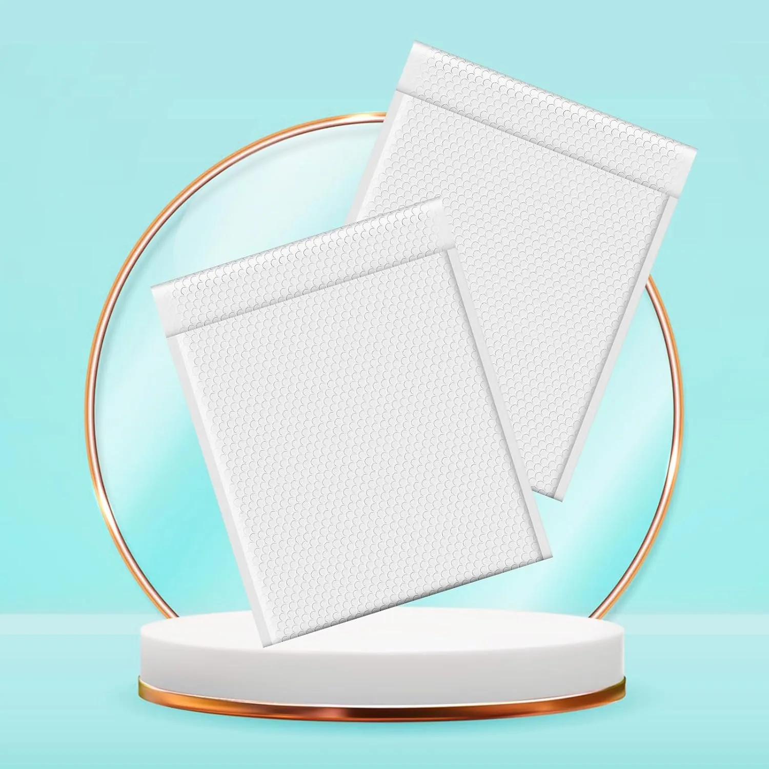 Fuxury Bubble Mailers 12x15" White Padded Envelopes 25 Pack large bubble mailer Strong Adhesion Padded Mailer,Self-Seal Bubble Envelope for Mailing Small Business,Magazine, Clothing.
