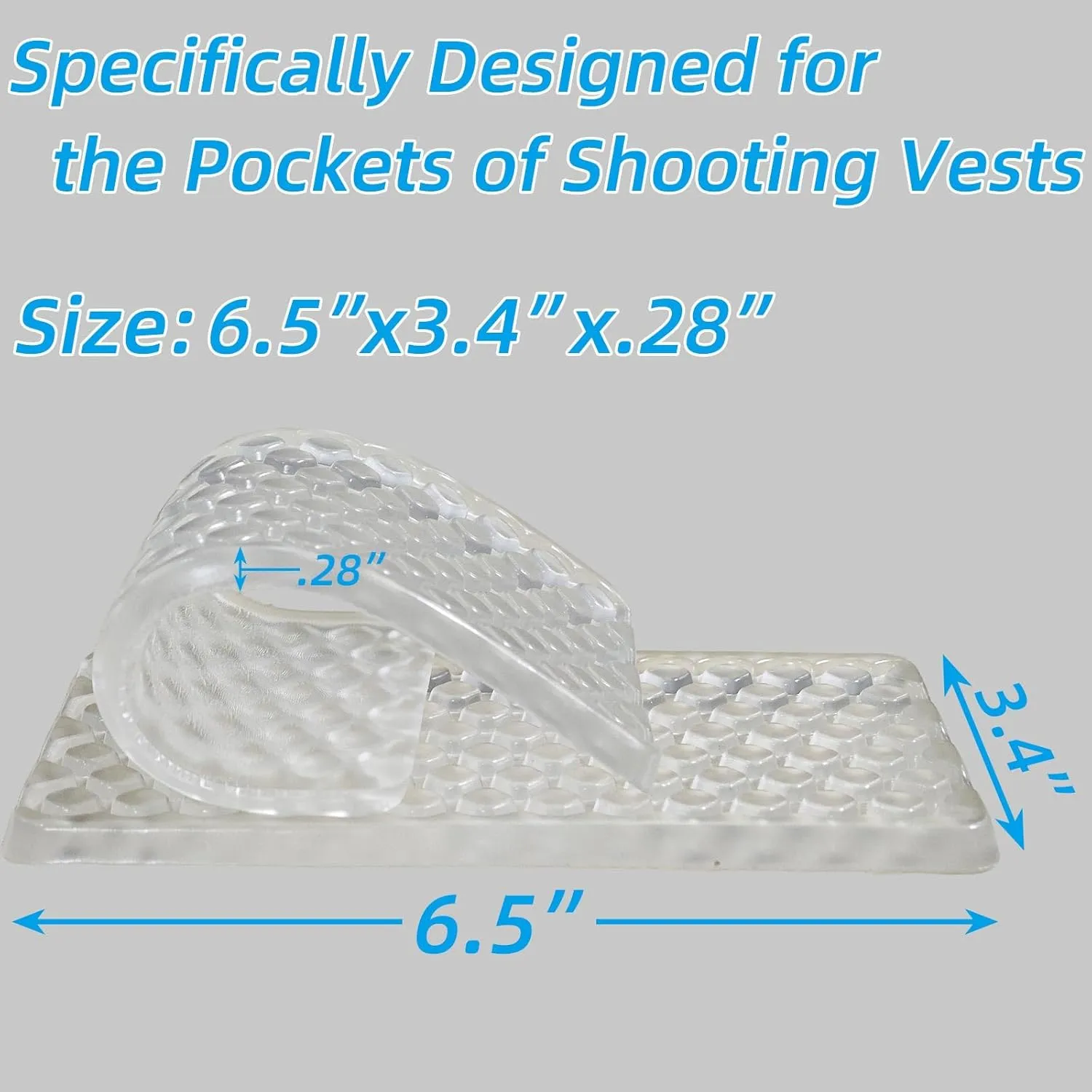 G3 Recoil Pad for Shooting Shirts, Vests and Jackets, Cushion Shoulder Pads Recoil Shields for Browning Recoil Pad Pocket