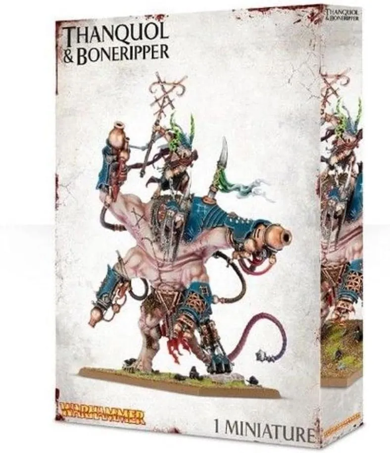 Games Workshop Thanquol & Bone Ripper Skaven Warhammer