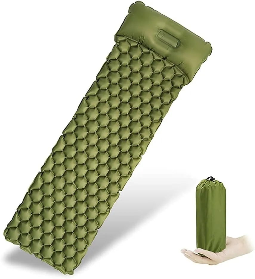 GaRcan Camping Mattress Inflatable Sleeping Pad Camping Mat Sleeping Cushion with Pillow Inflatable Sofa Air Mattress