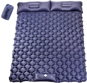 GaRcan Inflatable Sleeping Mattress Double Camping Mat Self Inflating, Inflatable Sleeping Mat Ultralight Sleeping Pad, Inflatable Sleeping Mat with Pillow, Waterproof and Moisture-Proof