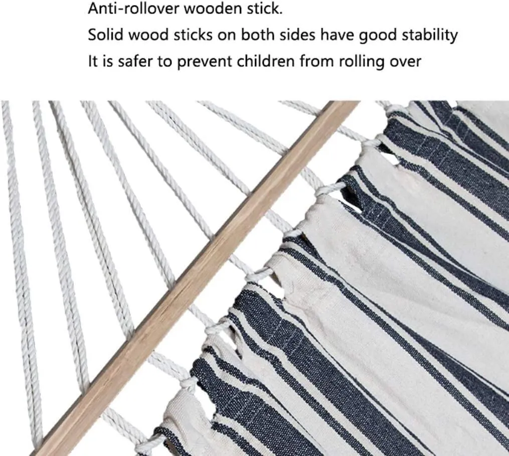 Garden Indoor Home Bedroom Hammock Travel Outdoor Swing Thick Canvas Bed Portable Hammock Chair (Color : 1)