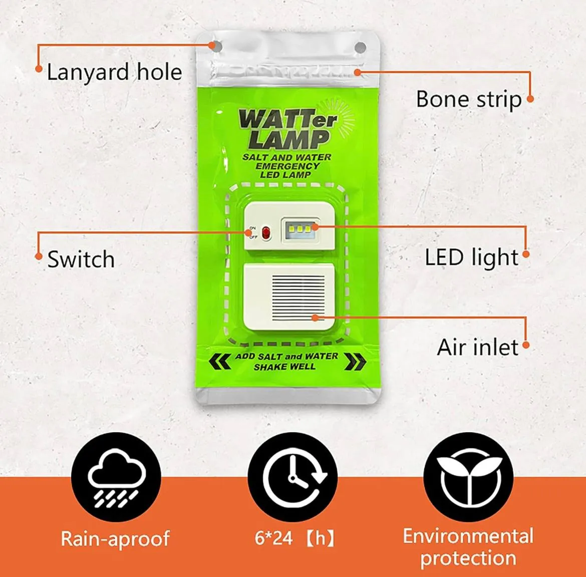 GeniusPicks Salt Water Lamp