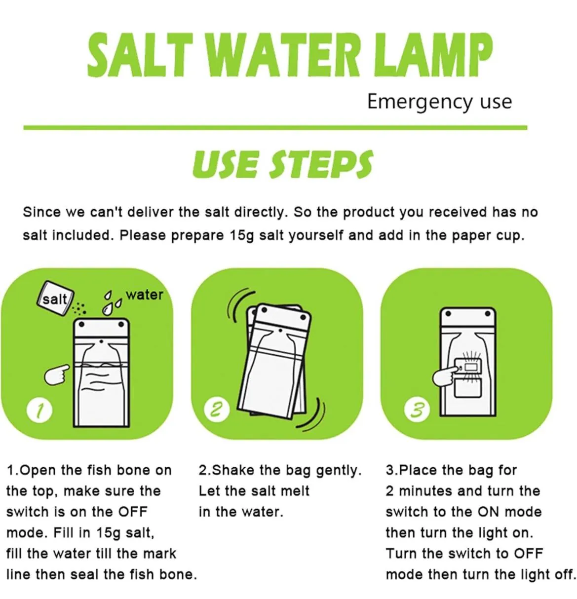 GeniusPicks Salt Water Lamp
