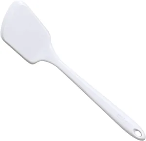 GIR: Get It Right - Premium Mini Silicone Spatula Turner - 11" x 2.6" x 0.7" - Seamless One Piece Design - Nonstick & Heat Resistant - Food Grade - Rubber Spatula - Baking & Cooking - BPA-Free - White