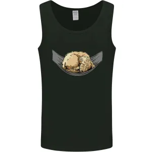 Goldendoodle on a Hammock Dog Mens Vest Tank Top