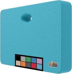 GORILLA GRIP Extra Thick Patent Pending Garden Kneeling Pad, 17.5 x 11 Inch Supportive Soft Foam Knee Cushioning for Gardening, Water Resistant, Bathing Baby, Working Supplies Lightweight, Turquoise