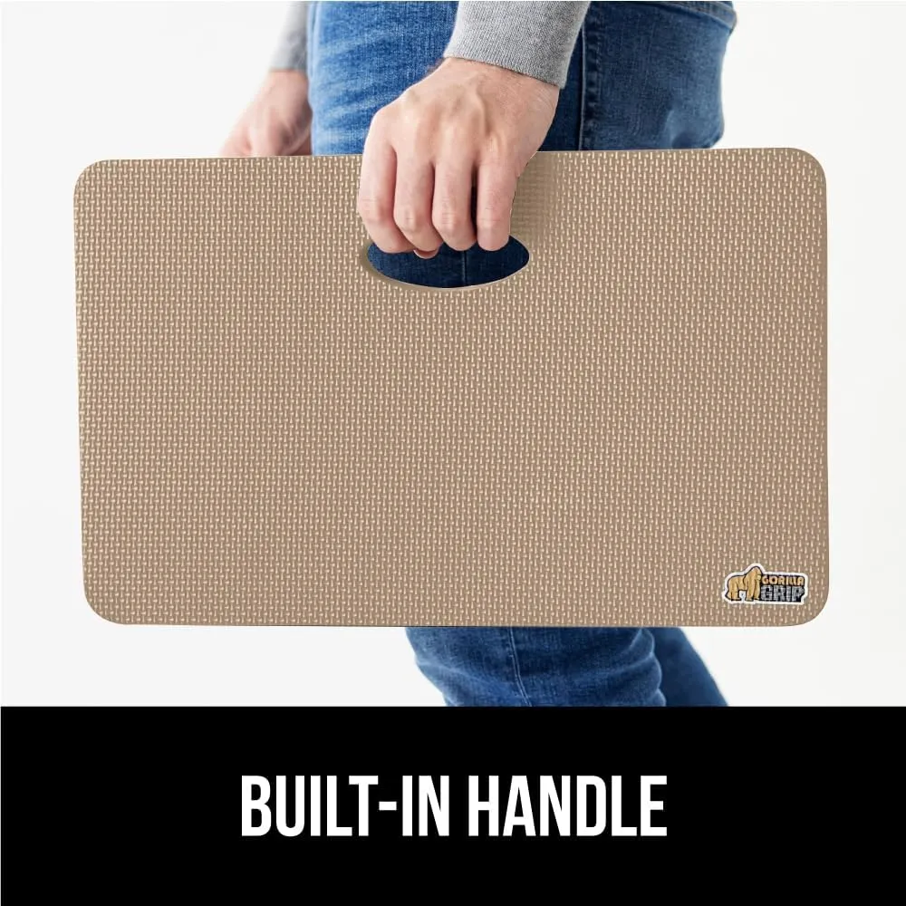 GORILLA GRIP Extra Thick Patent Pending Garden Kneeling Pad, Supportive Soft Foam Knee Cushioning for Gardening, Water Resistant Construction, Bathing Baby, Workout Supplies, Lightweight