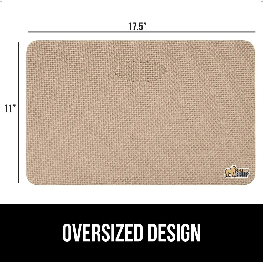 GORILLA GRIP Extra Thick Patent Pending Garden Kneeling Pad, Supportive Soft Foam Knee Cushioning for Gardening, Water Resistant Construction, Bathing Baby, Workout Supplies, Lightweight