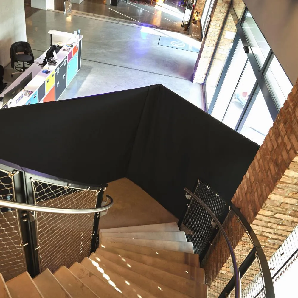 Gravity PAD SET 2 Pipe and Drape Curtain System incl. Curtain & Stands