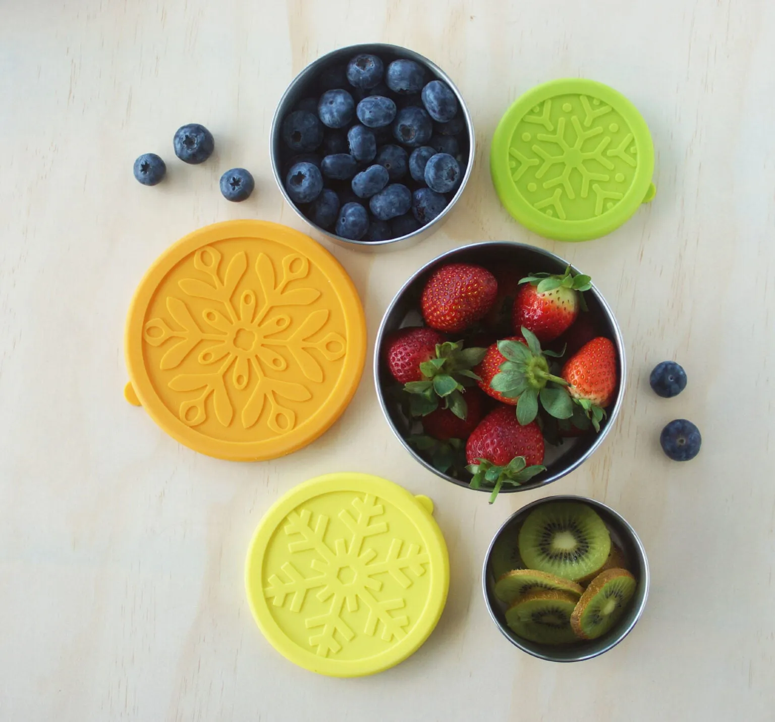 GREEN ESSENTIALS - SILI-STEEL POTS – NESTING SET OF 3