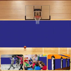 Gym Wall Padding for Gym Wall Pad for Kids Wall Padding 2" Thick Gym Padding for Wall Mat 4" Thick Wall Protection Pads, Durable Waterproof Wall Pad for Safety[Colorful]