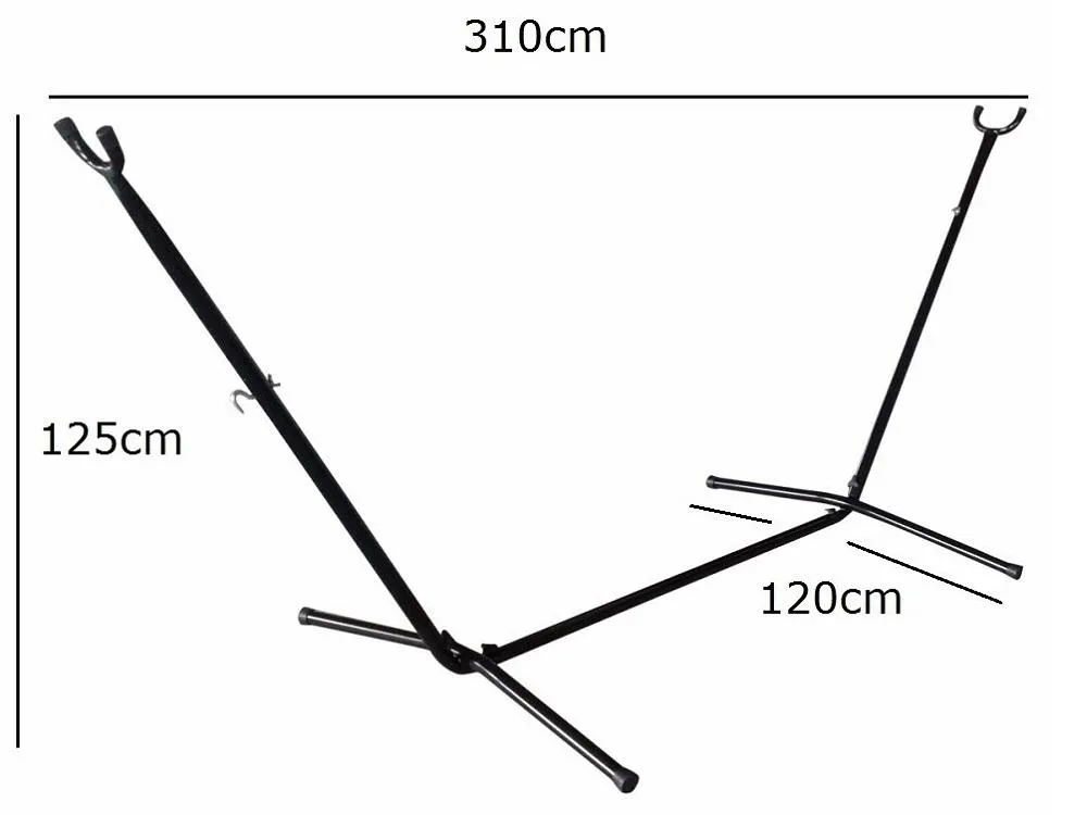 Hammock and Metal Stand Package
