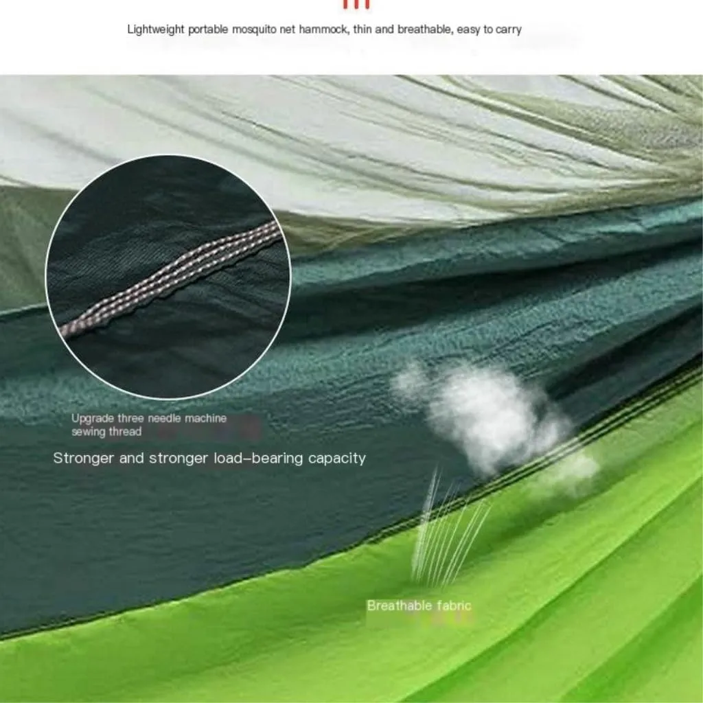 Hammock Anti-Mosquito Outdoor Hammock Double Anti-Rollover Insect-Proof Hammock Camping Portable Hanging Hammock Hammocks for Outside(C,240 * 120cm)