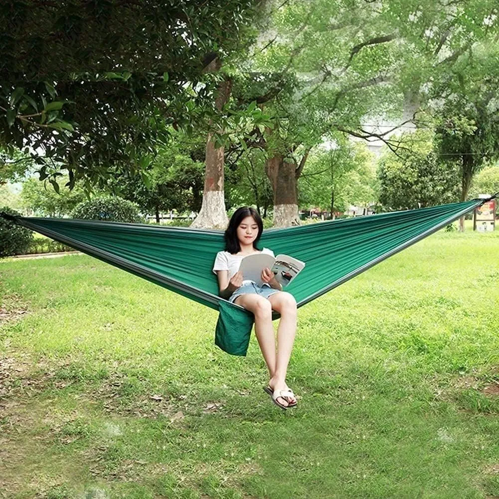 Hammock Camping Hammock Camping Hammock Portable Parachute Fabric Garden Outdoor Leisure Sleeping Swing Travel Hanging Bed Hammocks for Outside (Color : F)